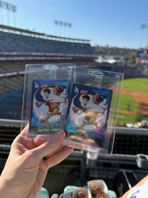 Dodgers Luffy cards secured two years in a row 🫡✅🏴‍☠️