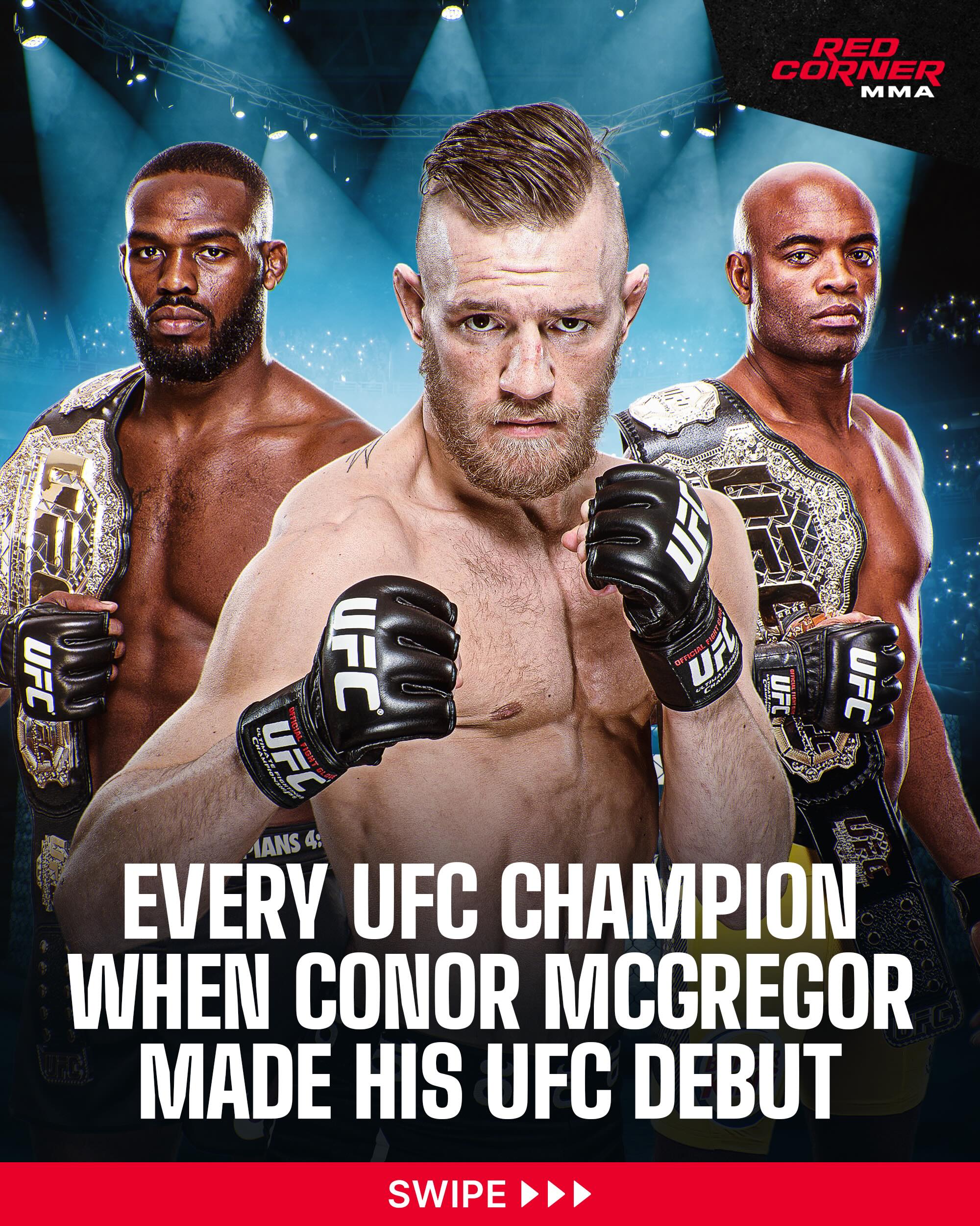 Conor McGregor is set to make his return to the UFC Octagon for the first time in five years, where he’s set to take on Max Holloway for the second time at UFC 329 in Las Vegas.

McGregor, a two-division champion and icon of the sport, made his UFC debut a whopping 13 years ago. Here’s what the UFC landscape of champions looked like then compared to the champions of today.
