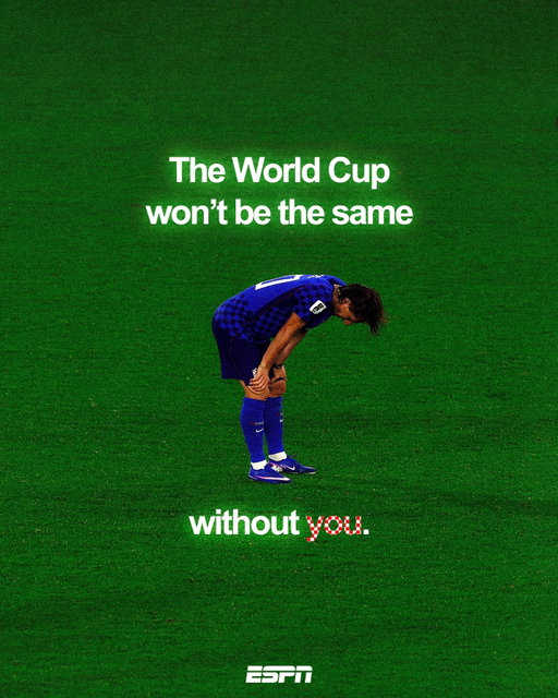 If this is it for Luka Modrić in the World Cup, it's been a pleasure 🇭🇷
