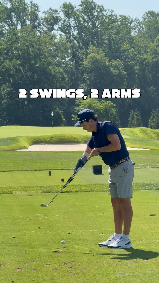 @onearmgolfer swing is next level slotted. Fun to link up with the kid before the @usga Adaptive Open next week!
.
.
#adaptiveathlete #adaptivegolfer #golf #prosthetics #playwithoutlimits