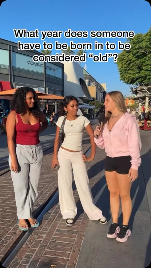 What year does someone have to be born in to be considered “old”? #streetinterview #genz #millennial