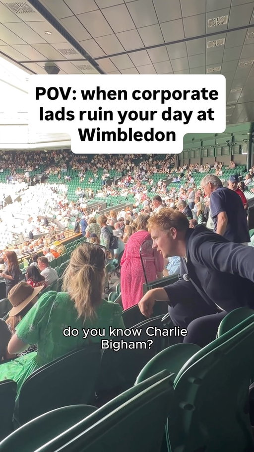 When The City parks itself at Centre Court for 2 weeks…

#tennis #posh #wimbledon #sketch #comedy