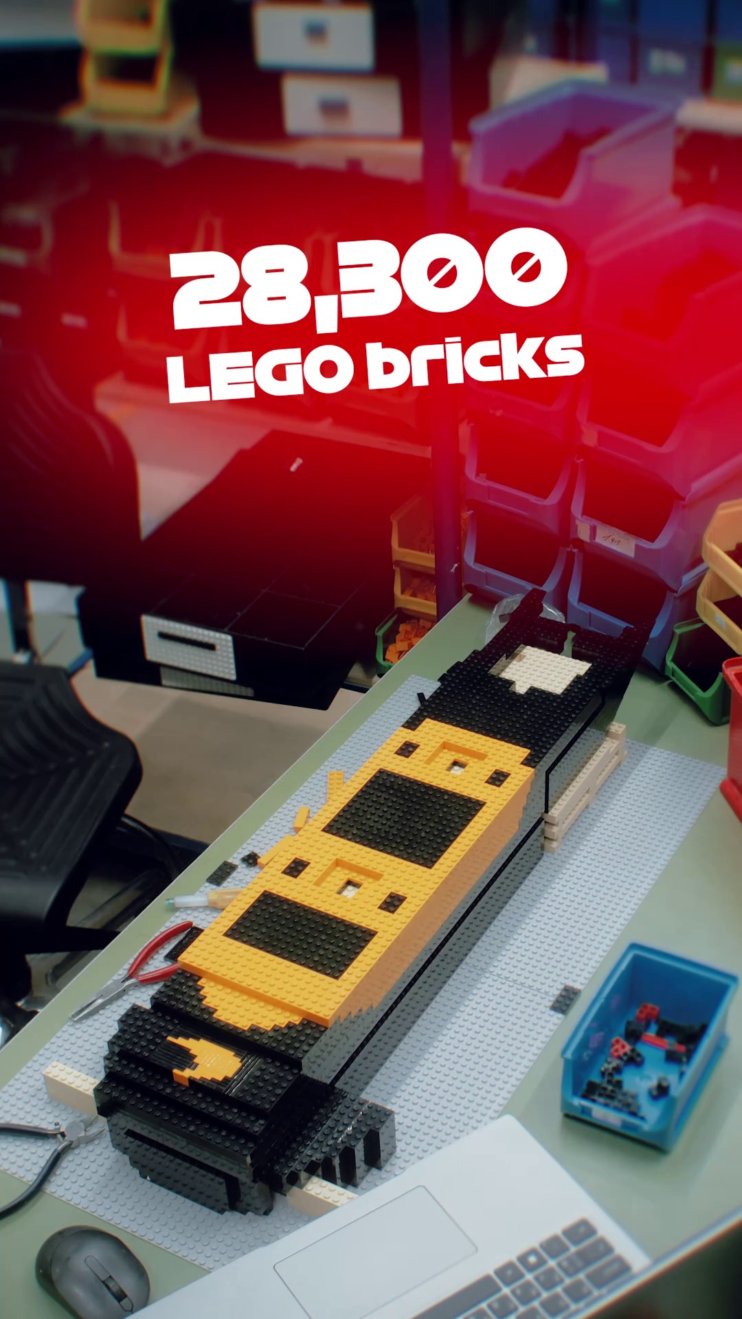 It turns out building 22 LEGO F1 minicars for the FORMULA 1 BRITISH GRAND PRIX 2026 requires... a LOT of bricks. 
A whopping 28,305 to be exact 😵‍💫 

#LEGO #F1 #BritishGP