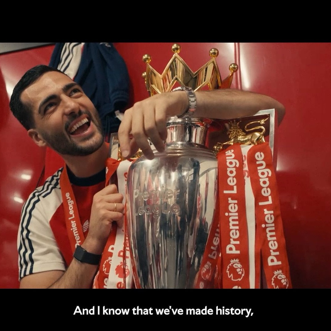 From frustration to celebration 🏆

A Champion’s Story with Mikel Merino - wrapped 🎞️

Watch the full video, only on The Arsenal app⚡️