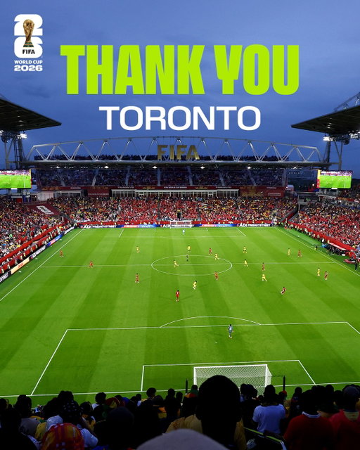 Thank you, Toronto! 🤝🇨🇦

You will forever have a place in history after hosting the first ever @FIFAWorldCup fixture in Canada.