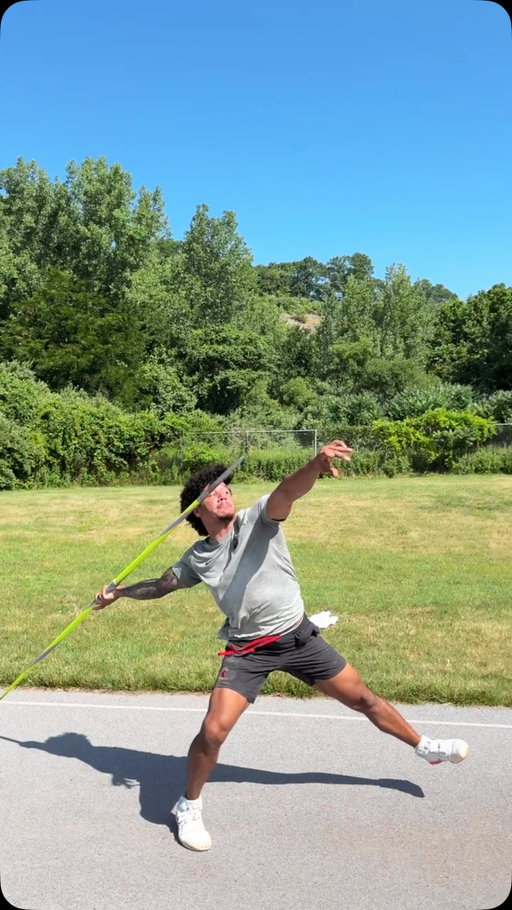 Great summer training session yesterday with @davis_throws & @brice__crider 

- Jordan working on staying behind the block while bringing more speed 

- Brice working on clearing the pelvis and rotating the back hip into the block 

Summer training is what separates the good from the great 🚀

Jordan’s Summer Schedule 

- Jav Fest July 11th 
- USA Championships July 25th 
- Jacked Javelin Classic July 30th