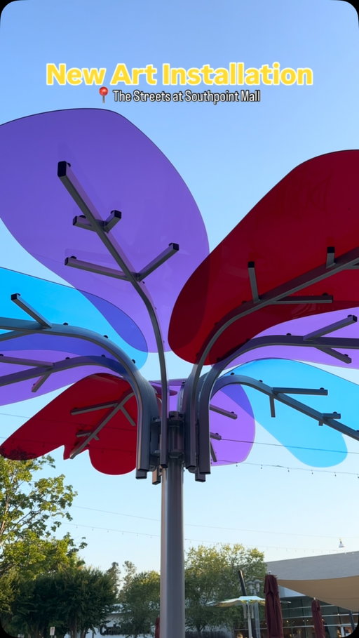 The Bouquet is live at the Streets at Southpoint in Durham! 💐 [ad] 

The Bouquet is a large scale sculptural installation featuring five beautiful floral units each with its own beautiful design 🌸🌺 it was such a beautiful art piece to admire during my shopping trip!

Take the quiz to find out what bouquet you are! I’m Boho 🌼 
https://view.ceros.com/brookfield-properties/bouquet-quiz/p/1

#streetsatsouthpoint #durham #durhamnc #art
#TheStreetsatSouthpoint_Partner