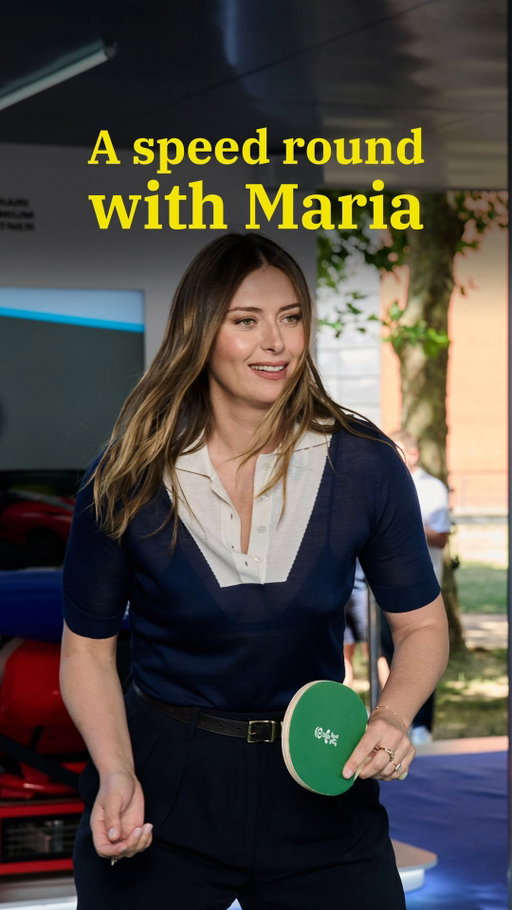 Wimbledon whites. Bold opinions. A backhand that needs no introduction. 🎾🍓

We caught up with @mariasharapova at the IBM AI Sports Club in London, rallying on tennis culture and style.