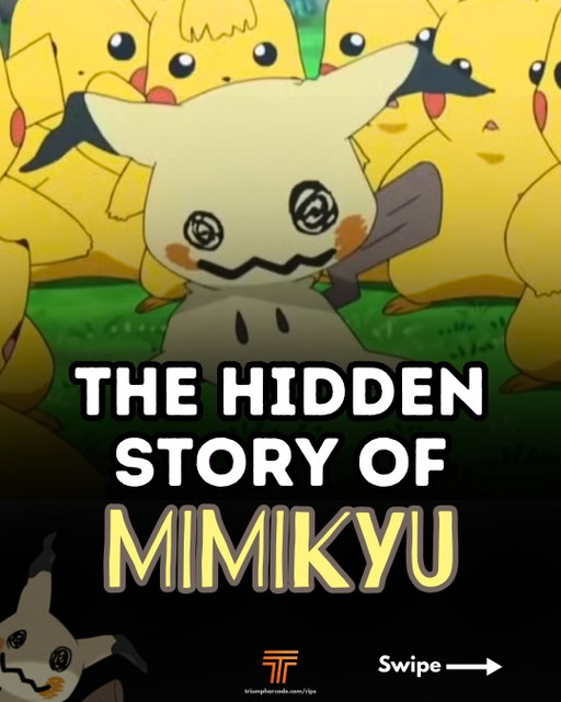 Mimikyu isn’t trying to scare anyone, it just wants to be loved 🥹

After seeing how adored Pikachu became, Mimikyu crafted a handmade disguise in the hope that people and Pokémon would finally accept it. But beneath the cloth lies one of the greatest mysteries in the Pokémon world…👀

Did you know?
✨ Mimikyu is a Ghost/Fairy-type.
⚡ Its Ability, Disguise, lets it survive one damaging hit before its costume breaks.
👻 No one knows what its true form looks like, and Pokédex entries warn that seeing it may bring overwhelming terror.

Despite its creepy reputation, Mimikyu’s story is less about horror… and more about loneliness 💔

Swipe through to uncover the hidden story of one of Pokémon’s most misunderstood creatures 👉

#pokemontradingcards #pokemontcg #pokemoncommunity #pokemonanime
