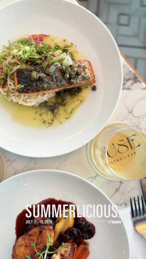 Experience MUSE during Summerlicious. ✨ @liciousto 

🍽️ 3-course prix fixe
🥂 $55 per person
📅 July 3-19, 2026

Book now via the link in bio. 

#Summerlicious2026
#LiciousTO #MUSEBistroBar #Toronto