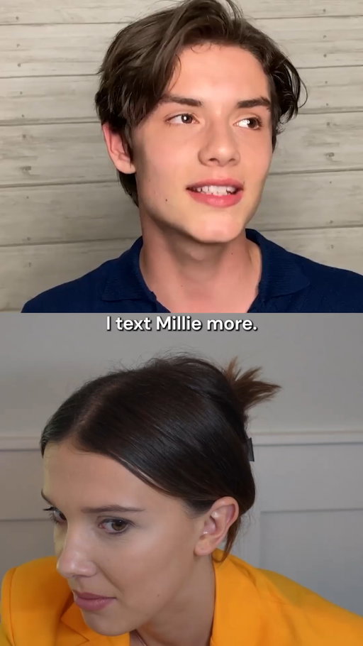 "Enola Holmes 3" is officially out! To celebrate, here's a look back at our 2020 Friendship Test with Louis Partridge and Millie Bobby Brown. Watch more at the link in bio.
