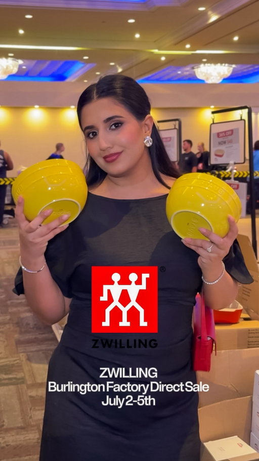 🚨 The first ever ZWILLING Burlington Factory Direct Sale is here!

If you’ve been wanting to upgrade your kitchen, this is your sign! I stopped by and found incredible deals on ZWILLING knives, cookware, kitchen tools, and more with everything over 50% off.

✨ Door-crasher deals
🎁 Gift with purchase (while supplies last)
✅ No admission fee
✅ No reservation required

📍 Burlington Convention Centre
1120 Burloak Dr, Burlington, ON

🗓 July 2–5, 2026
⏰ 10 AM–7 PM

See you there! @zwilling_ca 

#burlington #torontosale #zwilling