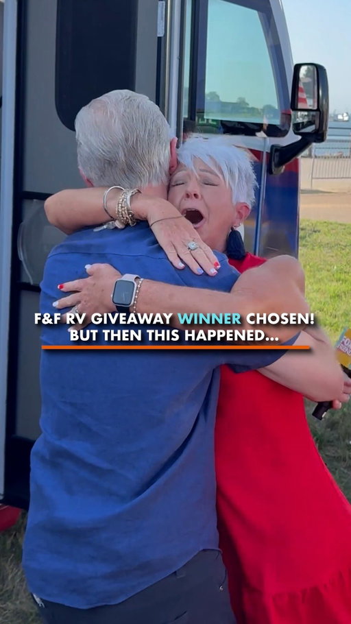 YOU GET AN RV! YOU GET AN RV! EVERYONE GETS AN RV!

The RV giveaway winner has been selected! But don't worry, the other five contestants aren't leaving empty handed.

Thanks to @campingworld, everyone is heading home with a travel trailer! 🇺🇸