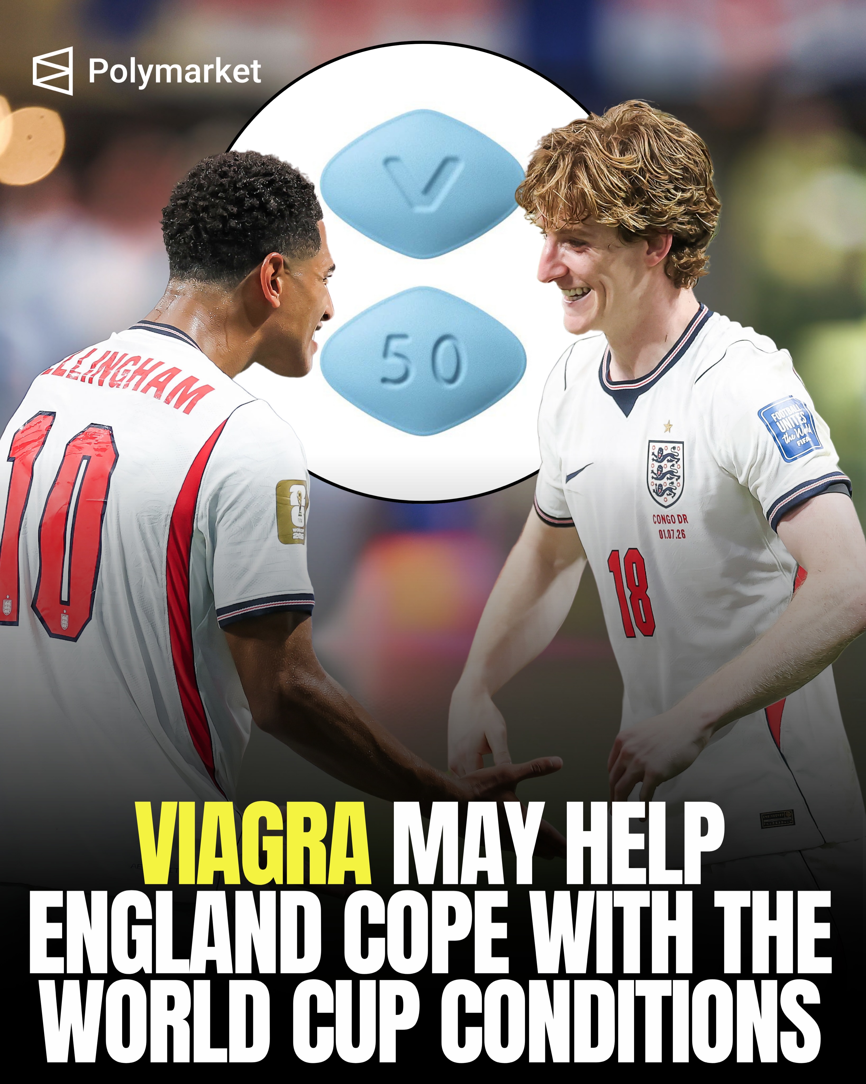 🚨🏴󠁧󠁢󠁥󠁮󠁧󠁿 𝗡𝗘𝗪: England players would be allowed to use Viagra to help cope with the high altitude in Mexico City, as the drug is not on WADA’s list of banned substances.

Studies suggest it can reduce fatigue and dizziness at high altitude by improving blood flow in the lungs.

— @thesunfootball 🫪