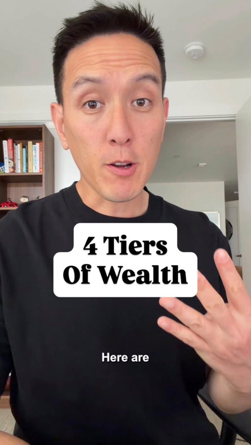 Here are the 4 tiers of wealth where life really changes. The first is the hardest, at $100K, but as your dollars get bigger, the effort you need to put in gets smaller to reach the next Tier.