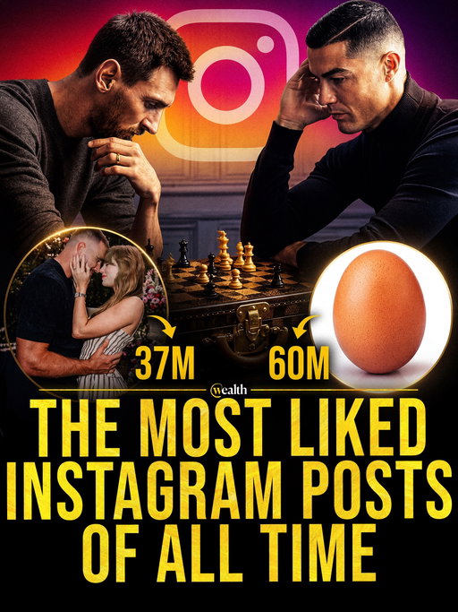 Instagram’s all-time like leaderboard is still led by football. ⚽️📱

As of June 2026, Lionel Messi’s December 18, 2022 World Cup celebration remains Instagram’s most-liked post at about 74.6 million likes, with the 2019 world-record egg second at 60.5 million. Messi’s trophy-bed photo from December 20, 2022 is still third at 53.4 million, and Cristiano Ronaldo’s Louis Vuitton chess photo with Messi remains in the top 10.

The ranking has widened since 2022. Taylor Swift and Travis Kelce’s August 2025 engagement post has about 37.5 million likes, Messi’s November 2025 Camp Nou visit sits near 36.6 million, and several 2025-26 reels now outrank older celebrity posts.

#Instagram #LionelMessi #WorldCup #SocialMedia #ViralPosts
