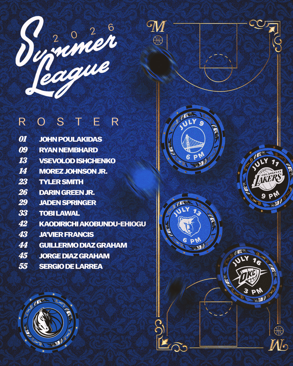 Your 2026 Summer League roster ☀️🏀

#MFFL