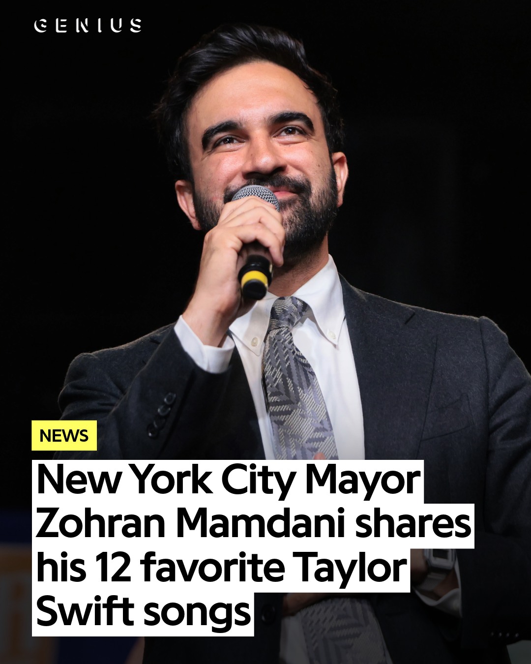ahead of taylor swift's wedding at madison square garden, the nyc mayor zohran mamdani shared his 12 favorite taylor swift songs 👀 is your fave on the list?