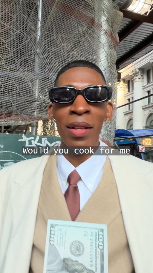 I Was So Excited for his Fried Chicken! #cookingchallenge #cookforme #cooking #newyork

'Cook For Me’ is a food and travel man-on-the-street show created by Samuel Donner — the "Cook For Me" guy, who asks strangers around the world, "Would you cook for me?"