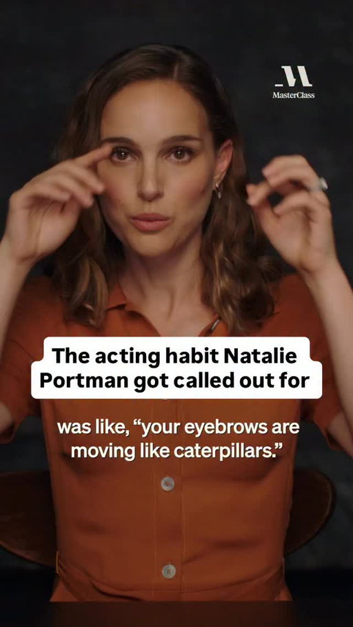 We all have that one thing we don’t realize we’re doing 😂

💡: Natalie Portman - Acting