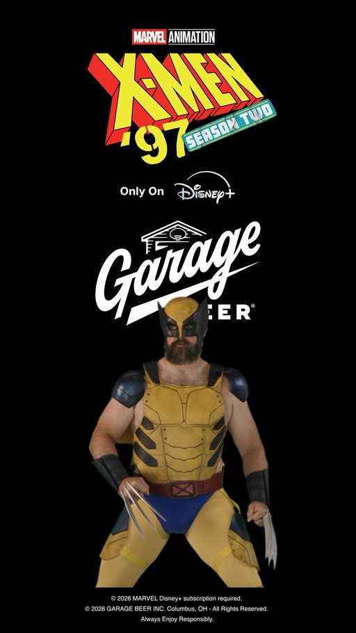 Omega-level nostalgia. Garage-level beer. Watch Marvel Animation’s X-Men 97 Season 2, now streaming on Disney+. PS watch til the end :)