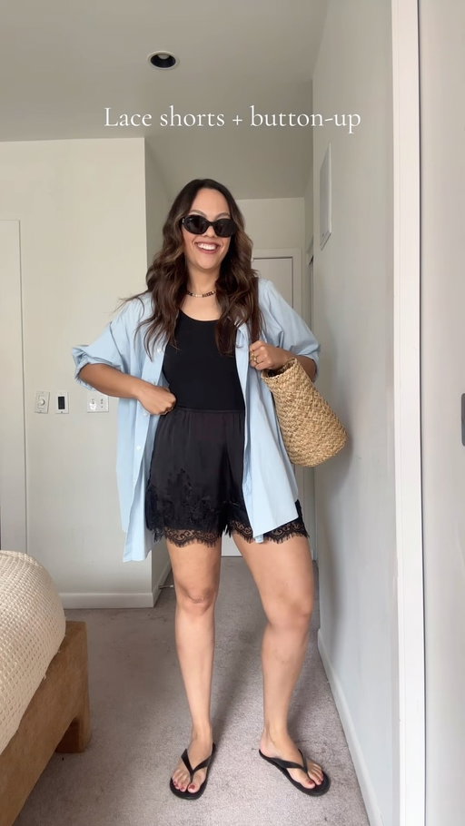 How to look chic in a heatwave 🌞 Comment SHOP below to receive a DM with the link to this post on my LTK ⬇ https://liketk.it/6hyYi #summeroutfitinspo #styleinspiration #summeroutfits #heatwaveoutfits #elevatedoutfits