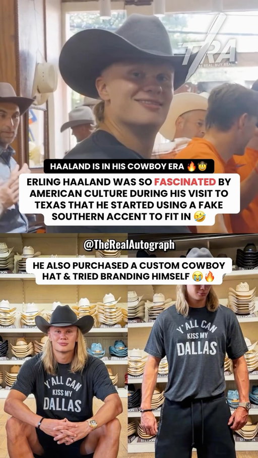 Safe to say haaland is in his cowboy era 😅🔥 (Via/ErlingHaaland)

#soccermemes #haaland #erlinghaaland #worldcup2026 #haaland🇳🇴