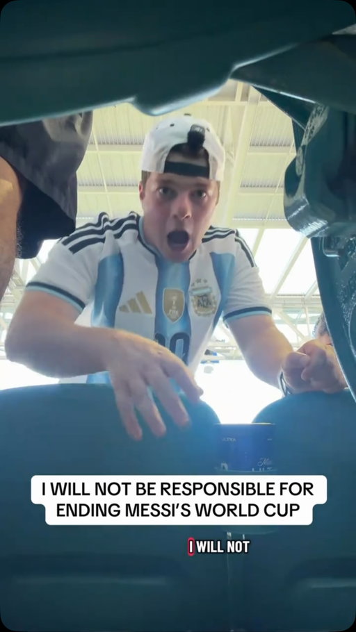 NOT TODAY- JERSEY IS OFF

I WILL NOT END MESSI’S WORLD CUP