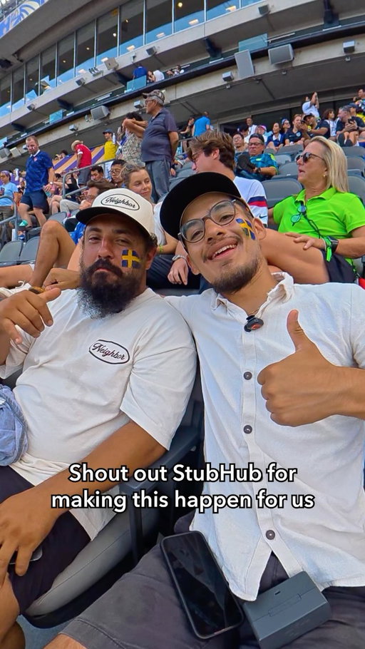 World Cup with my Uncle, thanks @stubhub ! #stubhubpartner