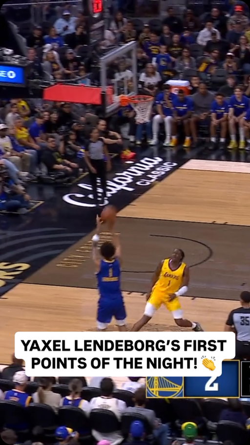 @yaxellendeborg is on the board with his first points of the California Classic! 🎯 California Classic on ESPN, Prime, NBA TV <link in bio>