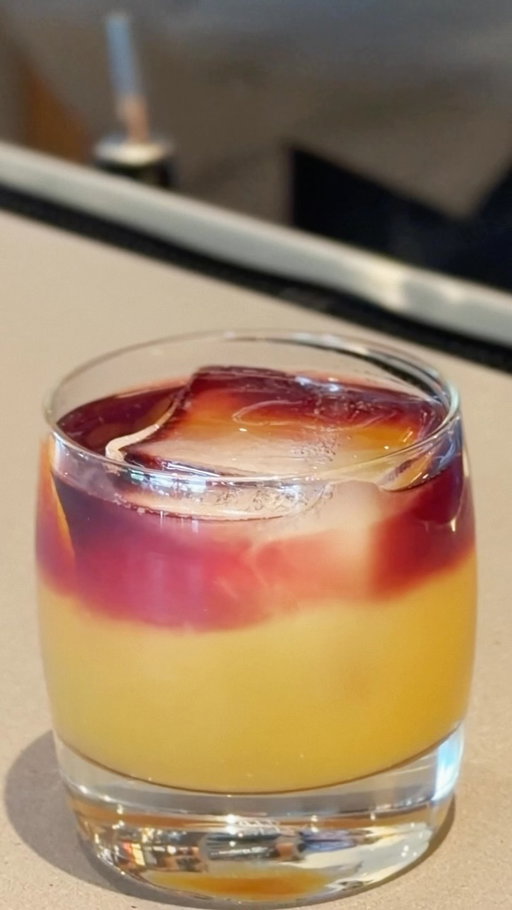 Woodford Reserve Bourbon, Lemon Sour, and a float of Nightjar — bright, smooth, and layered with just the right amount of bold.

Meet the Bin 61 Sour. #cocktail #imbibegram #fridayvibes