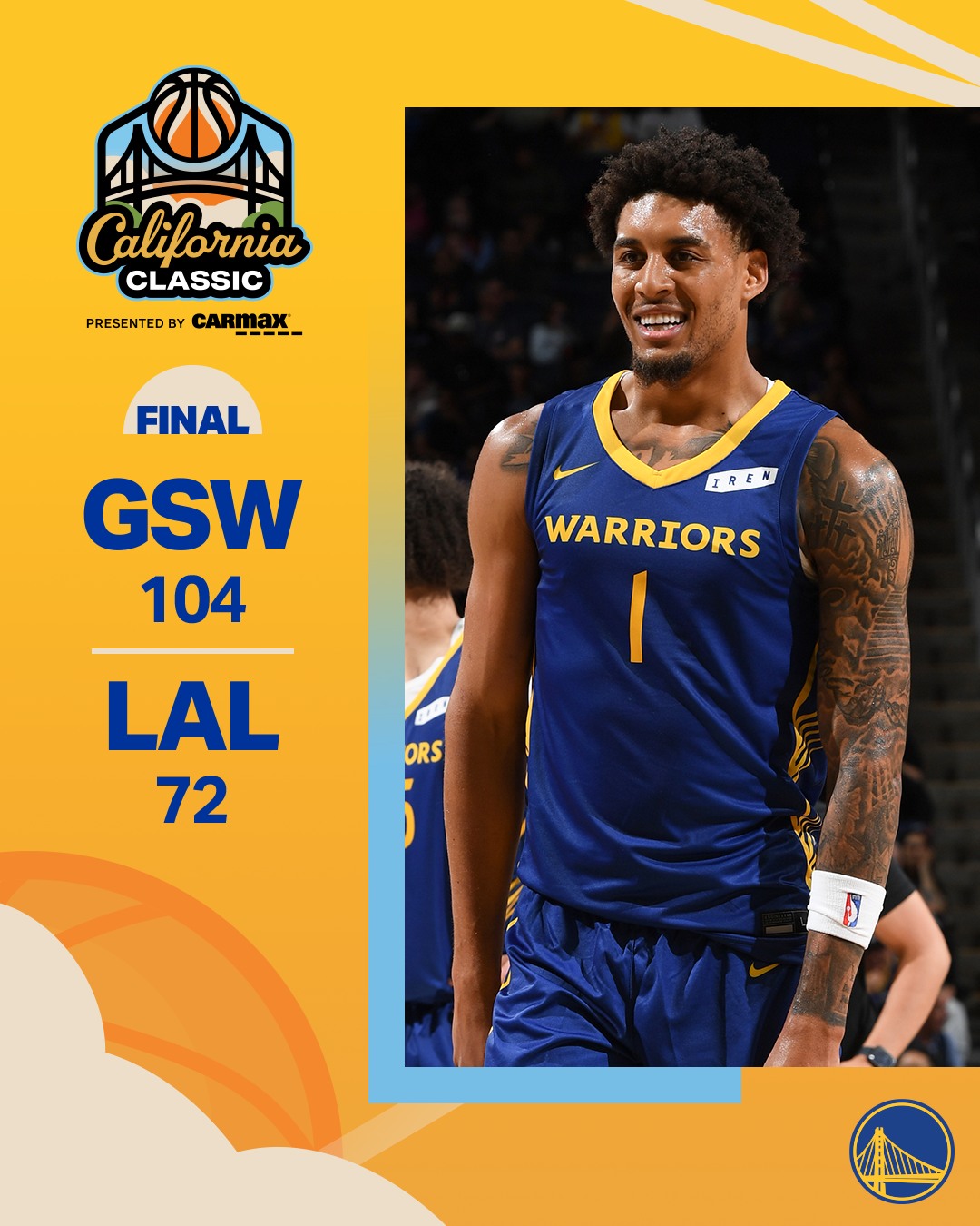 Game one, game won ✅

@carmax || California Classic