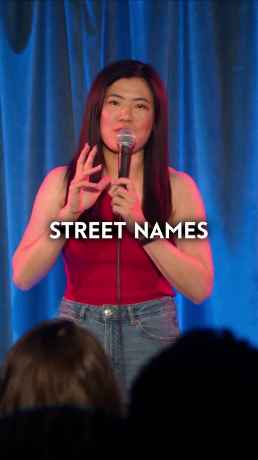 You would only find this in Melbourne's North 🎤  @annielouey

📍 @comedyrepublicmelb 
📅 8pm every Weds, Thu, Fri + Sat
🎟️ comedyrepublic.com.au

#standupcomedy #standup #comedian #melbourne #streetnames