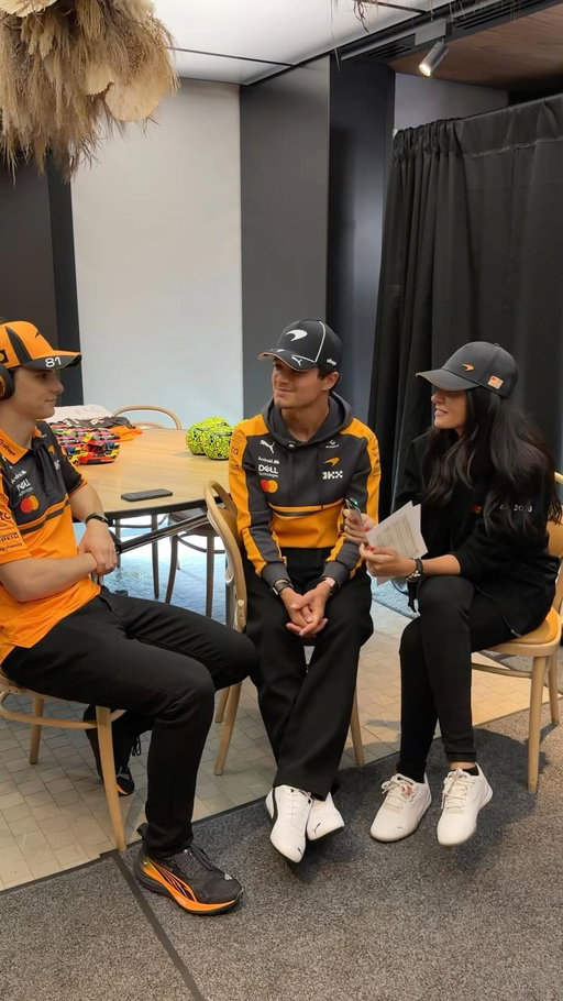 Reunited with the @mclarenf1 Mastercard Team Drivers Lando Norris and Oscar Piastri for the ultimate challenge with @Mastercard!! #Priceless #MastercardPartner