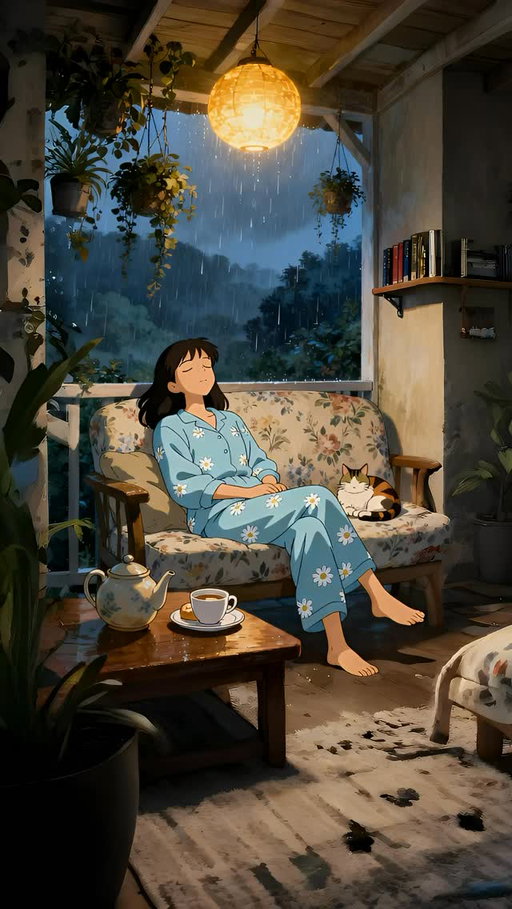 Rainy Girls Night Theme 🌧️🌃✨
.
.
.
.
.
Created using @reve_image 
.
.
.
.
#nightmood,#cinemetic,#peaceful,#viralreels