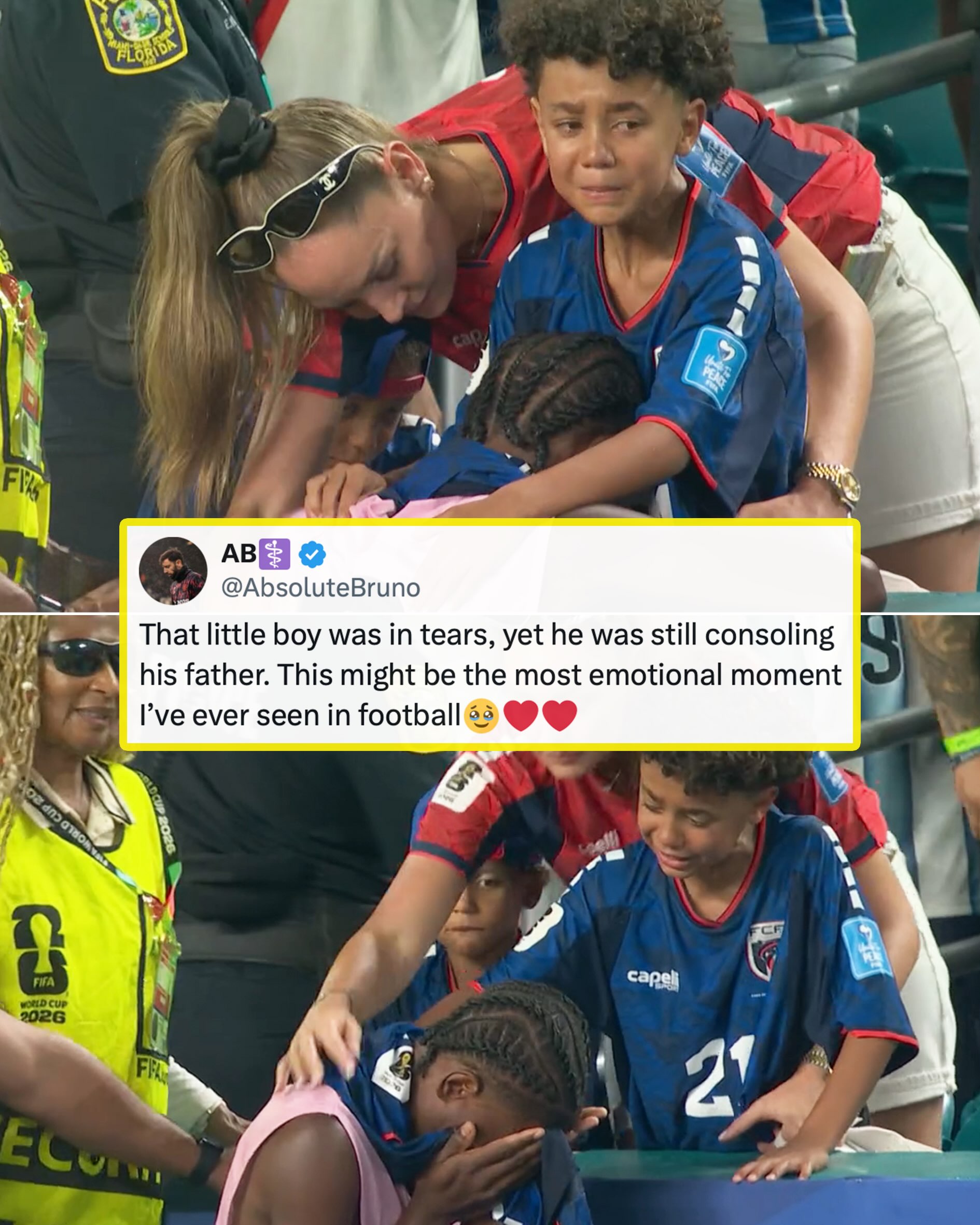 When Nuno da Costa embraced his family and was consoled by his son, the world fell in love with Cape Verde all over again 💙

The striker later wrote he hoped to have made his children proud and that this World Cup run is “just the beginning” for Cape Verde. We don’t doubt either 🇨🇻