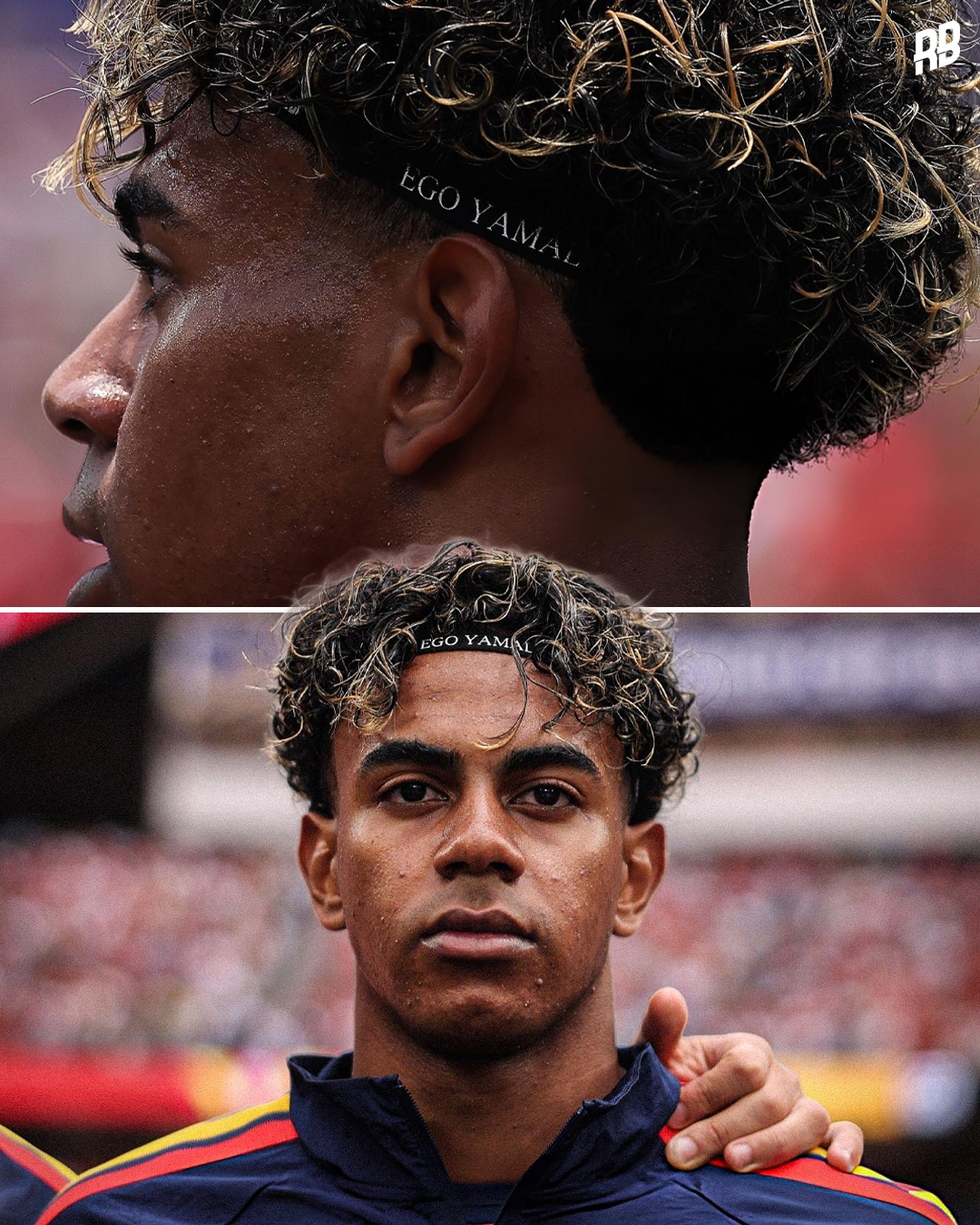 Cold. Lamine Yamal wore a headband with the words “Ego Yamal” in Spain’s last game… to fight back against haters on socials saying he has an ego 😮‍💨

Turned up with the personalised headband, left with Man of the Match and a spot in the Round of 16 🇪🇸🤌🏽