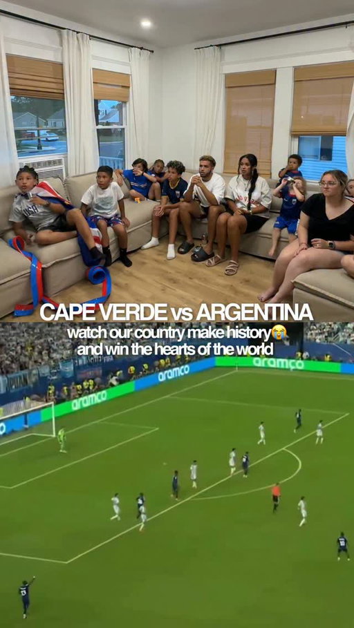 we won the hearts of the world🇨🇻🥲🩵 Most viewed World Cup game in history, and the world got to witness our country’s faith, strength, resilience, and love. 

Our team started the World Cup games unknown by the world, and they said we had a 1% chance.

1% chance. But 100% of faith in God that anything was possible.

Last night they played the #1 team in the world and our men gave Argentina the fight of their life and pushed them to their limits. 

Argentina had to try to SURVIVE getting past our Tubarões Azuis (Blue Sharks) 🦈

And we’re SO INCREDIBLY PROUD OF OUR TEAM😭. 

this moment right here will be a core memory for all of us. 

We didn’t just watch a game.

We watched a tiny island nation make the world hold its breath.

Do you understand what that means for a country they used to leave off maps?

For the kids who grew up having to explain where we’re from?

For every Cabo Verdeano who has ever felt unseen, underestimated, too small, too far, too forgotten?

We may not have walked away with the win on paper…

but make no mistake…the world knows our name now.

Our boys fought with heart.
Our people cried, screamed, prayed, believed.

And for every Cape Verdean watching from the islands, from Boston, from Brockton, from New Bedford, from Rhode Island, from Portugal, from every corner of the diaspora…

this was bigger than soccer.

This was history.
This was faith.
This was “odja undi nu anda.”

Look how far we’ve come.🩵😭 🇨🇻

#caboverde #capeverde #capeverdean