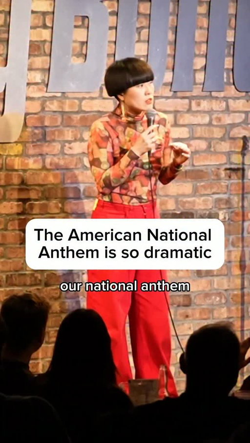 Singing very dramatic war songs before sports is VERY theatrical 🎭 Happy 4th