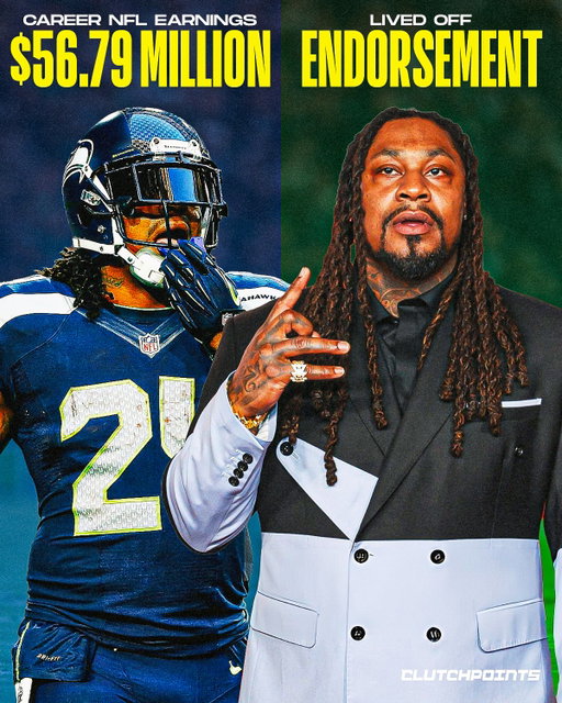 Marshawn Lynch’s "Beast Mode" mentality applied to his bank account, too. 

Across 11 NFL seasons, the former Seahawks running back made $56.769 million in career earnings. 

But according to Lynch, he didn't spend a single cent of his actual NFL checks. 

Instead, he chose to live entirely off his endorsement money. 

While most players used their off days to rest and recover, Lynch spent his free time working. 

He used those days to do marketing appearances and secure sponsorships with major brands like Nike, Pepsi, Microsoft, Subway, and Skittles. 

Lynch explained that spending 3 to 4 hours working on his days off allowed him to fund his entire lifestyle, leaving his football paychecks completely untouched so he could just stack and save them for the future. 

What do you think of Beast Mode's money strategy?