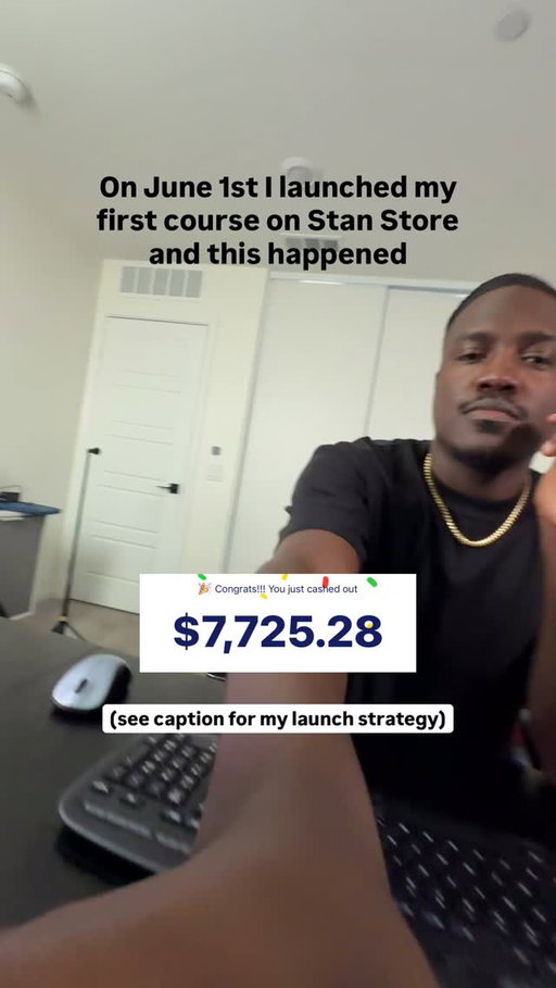 Steal my launch strategy 👇🏾

And save this so you can come back to it when you’re ready to release your next digital product.

Here’s exactly what I did:

1️⃣ I did market research first.

And it wasn’t anything complicated.

In November, I posted a poll on my stories asking my audience what they wanted to learn from me.

I gave them four topics to choose from. All things I already talked about regularly.

Personal branding won by a landslide.

More specifically, UGC creators wanted help figuring out what content to create and how to build a personal brand that actually helped them stand out.

That was all the validation I needed.

I wasn’t going to spend months creating something I didn’t know people actually wanted.

2️⃣ I built it in public.

I talked about the course before it was finished.

I showed myself writing the curriculum, filming lessons late at night, working through struggles, and hitting milestones along the way.

People got to watch the product come together in real time.

3️⃣ I started a waitlist.

Every time I talked about what I was building, I gave people a way to join.

The waitlist got exclusive updates and a special discount when I launched.

So by launch day, I already had a list of people who knew what I was creating and were interested in buying it.

4️⃣ I kept asking questions.

When someone joined the waitlist, they automatically received a DM asking what they needed the most help with.

Their answers helped me see consistent struggles and make sure I was actually addressing them inside the course.

5️⃣ Then I launched through email.

By launch day, I wasn’t trying to convince a cold audience to buy something they had never heard of.

They asked for it.

They watched me build it.

They told me what they needed help with.

And they had been waiting for it to drop.

The result?

50+ purchases in the first 24 hours from my email list alone.

Don’t wait until your product is finished to start thinking about your launch.

Then launch to people who are already waiting.

Follow @nickcastlecreates for more content.