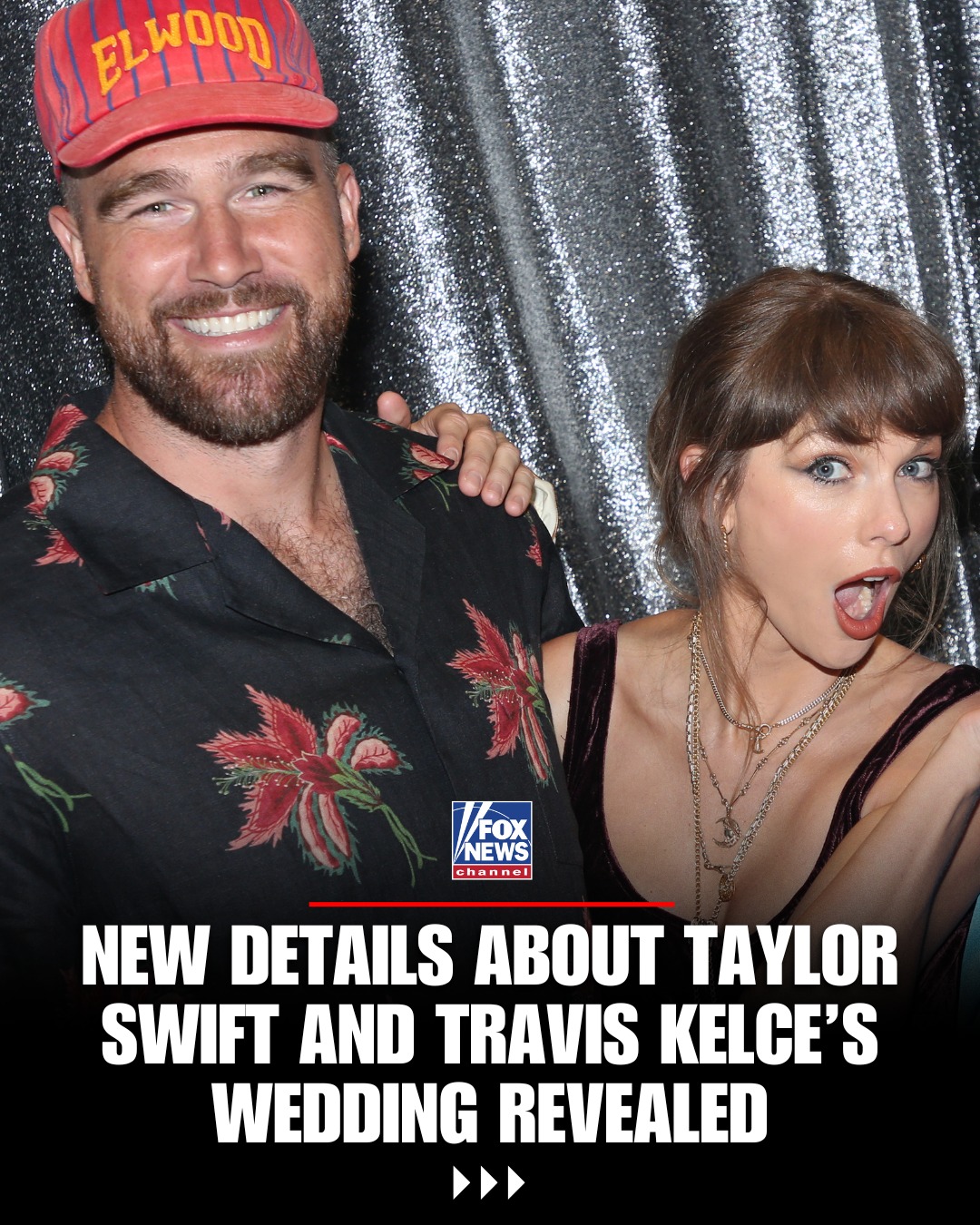 No bridesmaids. No groomsmen. And Adam Sandler officiating.

Taylor Swift and Travis Kelce put their own spin on tradition during their wedding at Madison Square Garden.

Swift's brother Austin was her "Man of Honor," while Jason Kelce served as Best Man. The bride and groom also wore custom Christian Dior Haute Couture by Jonathan Anderson, with Christian Louboutin shoes and Cartier jewelry completing Swift's look.

Swipe through for all the new details ➡️
