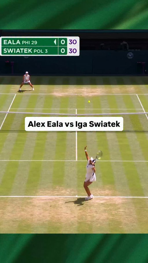 @alex.eala and @iga.swiatek highlights are a must-watch 🍿
