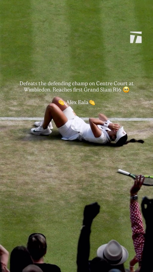 Keeps making history. 🥹🇵🇭 @alex.eala 

#wimbledon