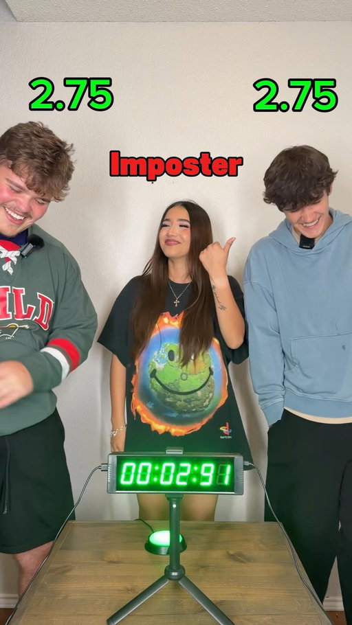 CRAZIEST ENDING TO A TIMER IMPOSTER EVER?🤣⏰ #imposter #timer #games