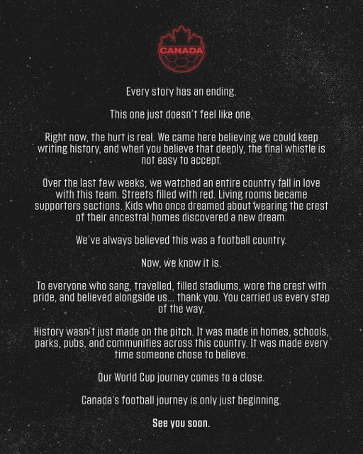 Thank you, Canada ❤️

Merci, Canada ❤️
