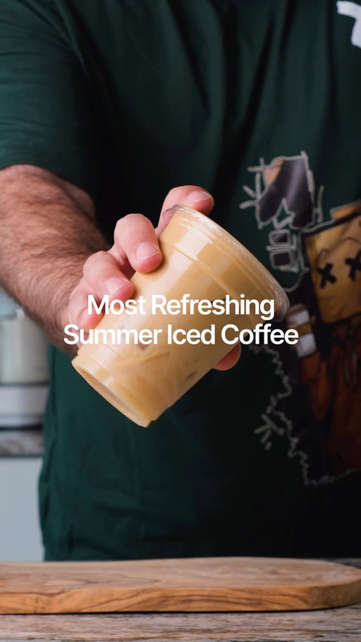 This is the iced coffee I make when it’s too hot to think.

It’s two of my favorite recipes in one: a creamy maple coffee cloud on top, and cold coconut water underneath to keep it light, refreshing, and perfect for summer.

Maple Coconut Cloud Coffee

Recipe:

* 3 tbsp (45 g) whipping cream
* 1 tsp maple syrup
* 1/2 tsp vanilla extract
* Double shot of espresso
* Ice
* 4 oz (120 ml) coconut water

Whip the cream, maple syrup, vanilla, and espresso until thick and creamy. Add ice and coconut water to a glass, then spoon the maple coffee cloud on top.

Save this for your next hot summer coffee day.

#icedcoffee #coffeecloud #coconutwater #coffeerecipe #summer