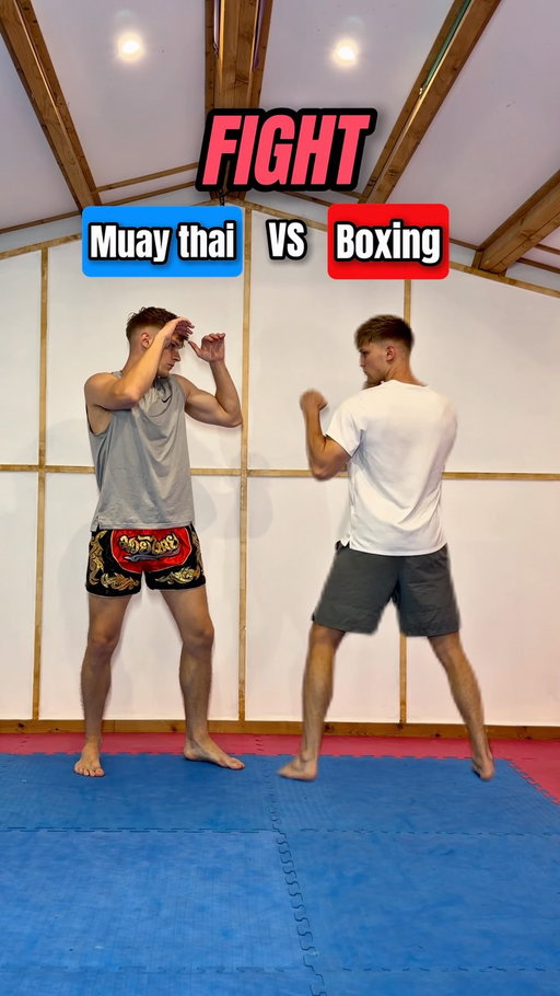 Boxing vs Muay Thai fight..