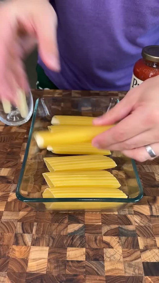 Easy String Cheese Stuffed Pasta #easyrecipe #italianfood #foodhack