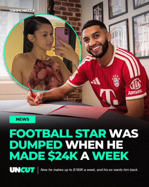 Bayern Munich's new signing Ismael Saibari reportedly heard from his ex again after his big-money move 😭⚽⁠
⁠
The Morocco star now reportedly earns up to $160K a week after once making around $24K at PSV, and he shared a DM from his ex trying to come back 💸⁠
⁠
What do y'all think⁉️👀⁠
⁠
via: ismael saibari
